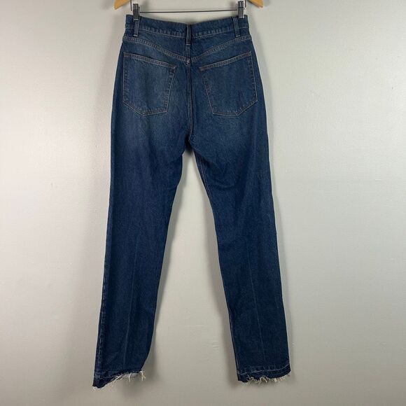 Reformation Cynthia Cuffed High Rise Straight Jeans - Picture 5 of 8